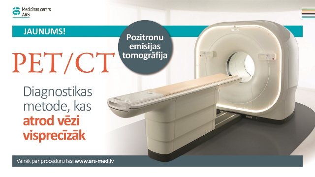 ARS Diagnostikas klīnikā sāk veikt PET/CT izmeklējumus.